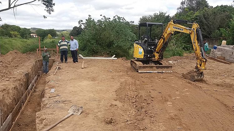 Sabesp realiza obras no bairro Santo Antônio em Riversul